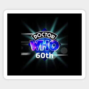 concept 60th Dr who logo Sticker